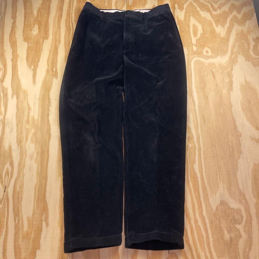 Vintage Nautica Corduroy Pants – Black – Men’s 33x32